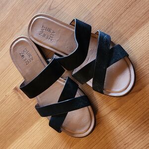 Naturalizer Black Strap Sandals